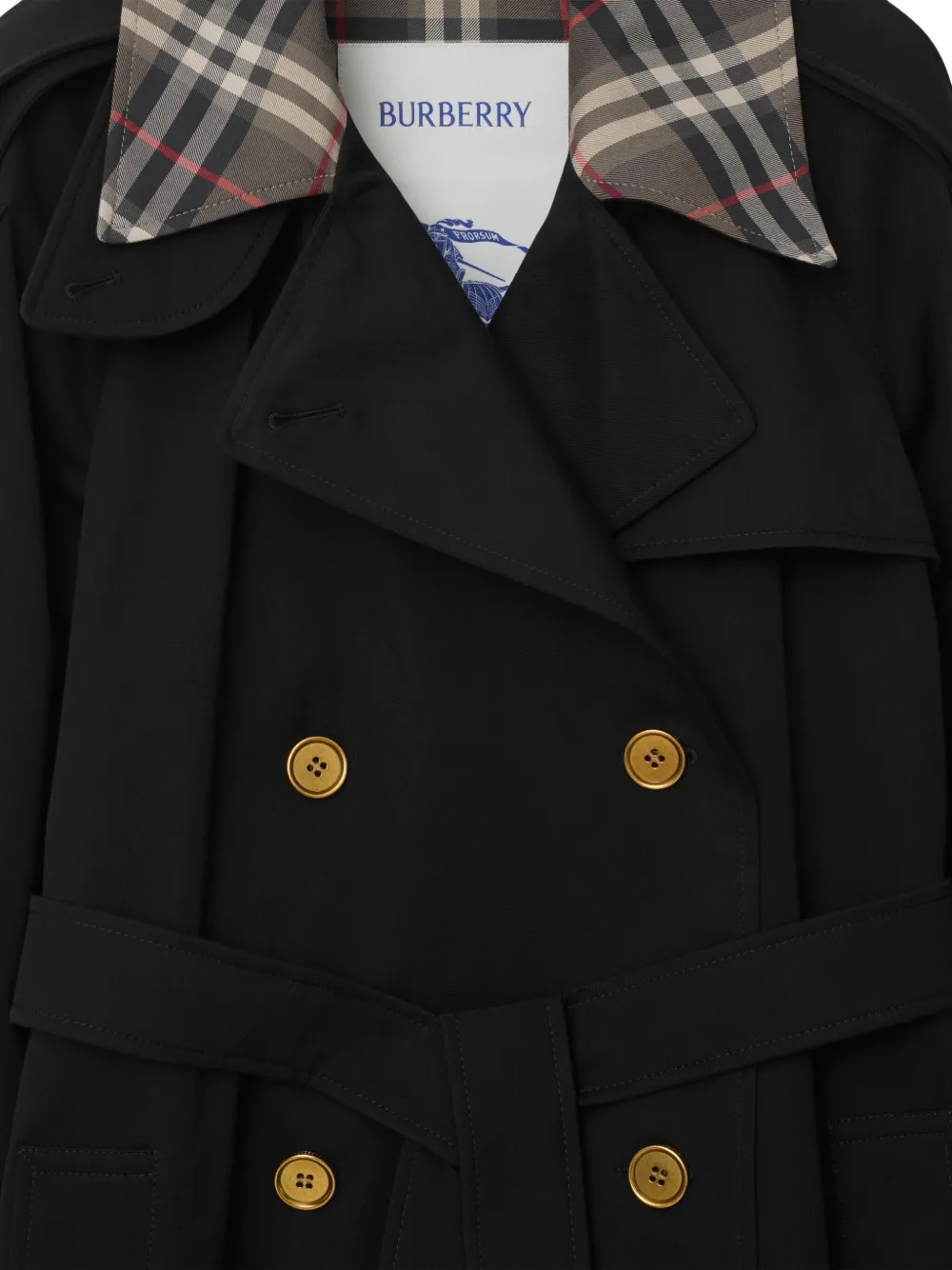 Burberry Castleford trenchcoat Zwart