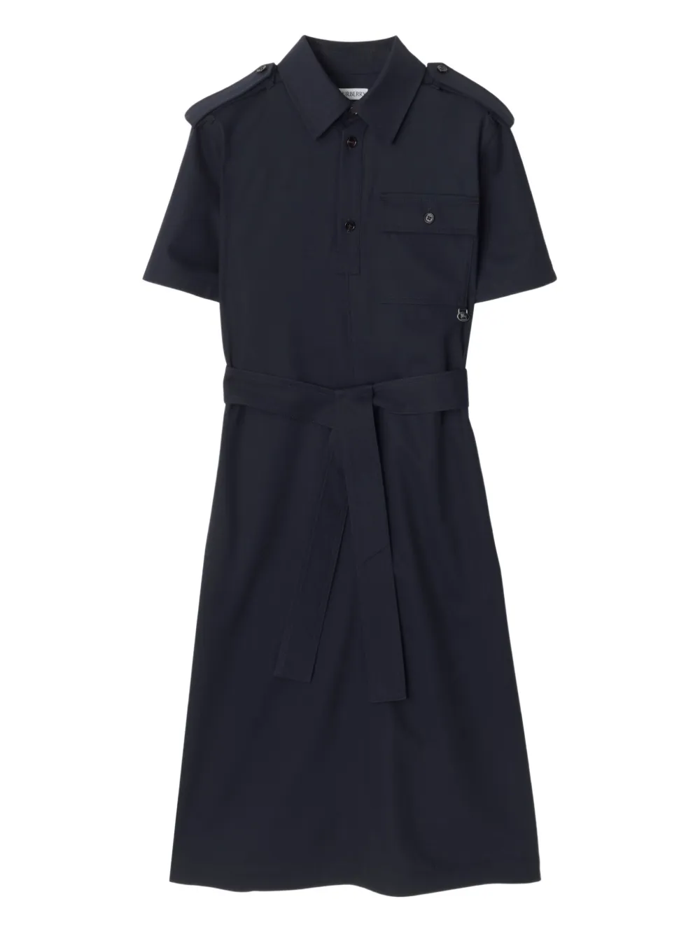 Burberry Wollen blousejurk Blauw