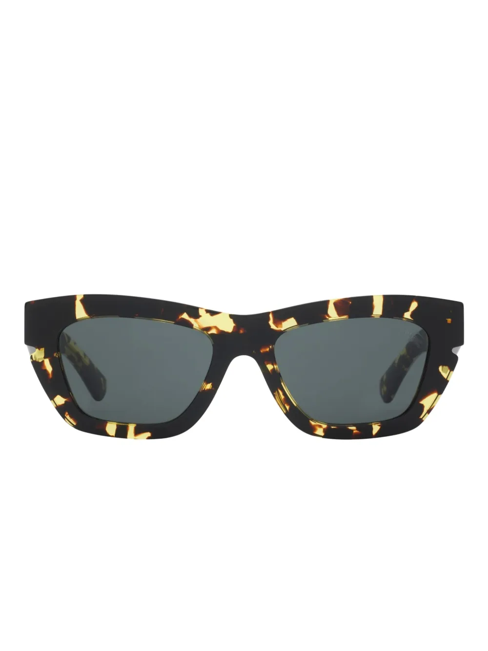 Burberry Eyewear Inlaid Check zonnebril Bruin