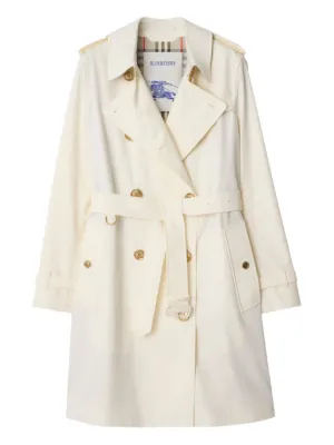 Burberry ダブルブレスト トレンチコート | ニュートラル | FARFETCH JP