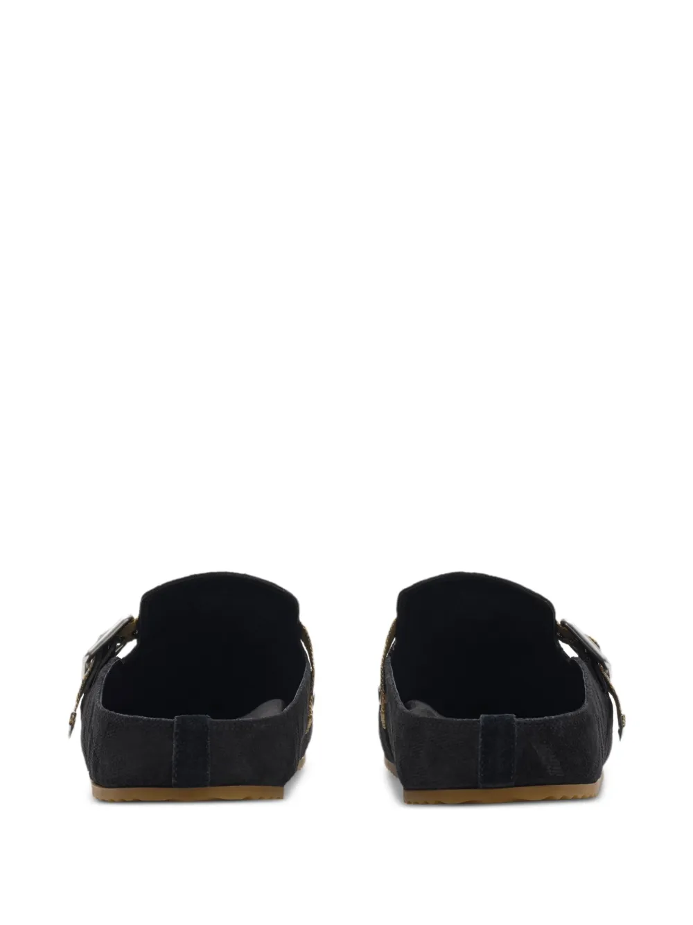 Burberry suede Urchin clogs Black