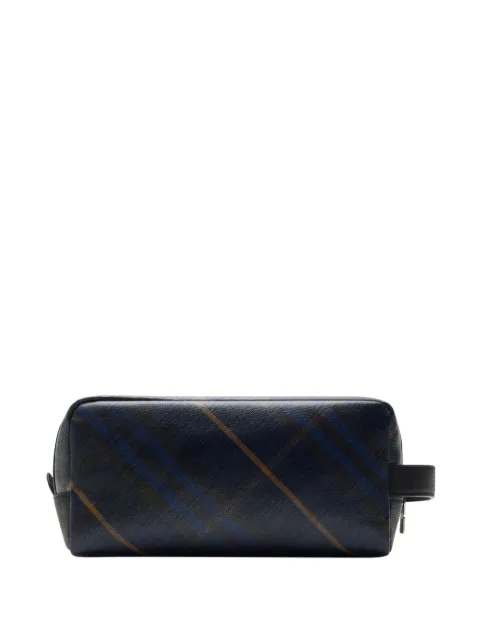 Burberry 체크 트래블 워싱 파우치