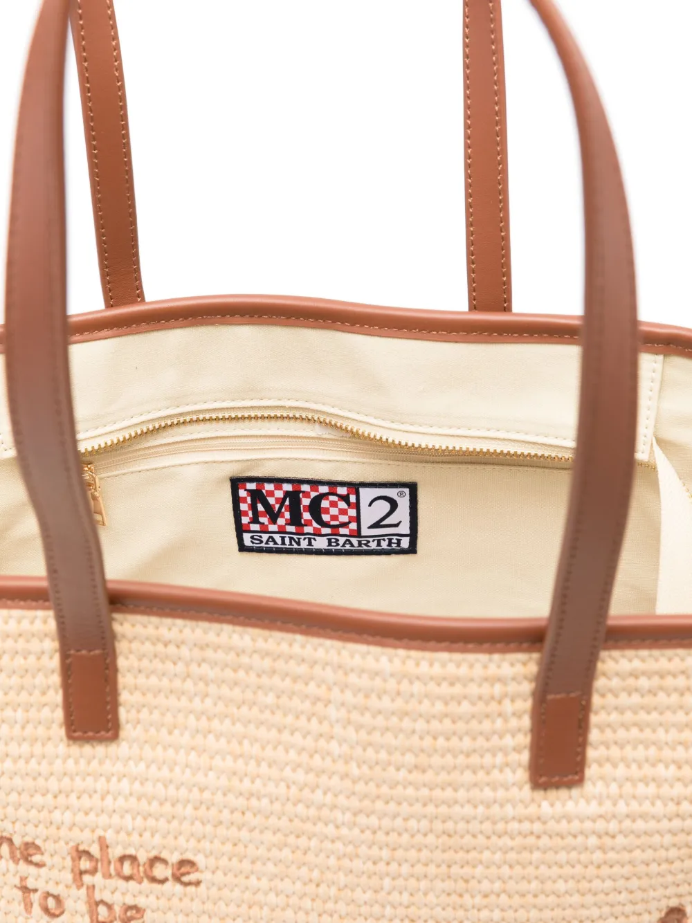MC2 Saint Barth Vivian shopper Beige