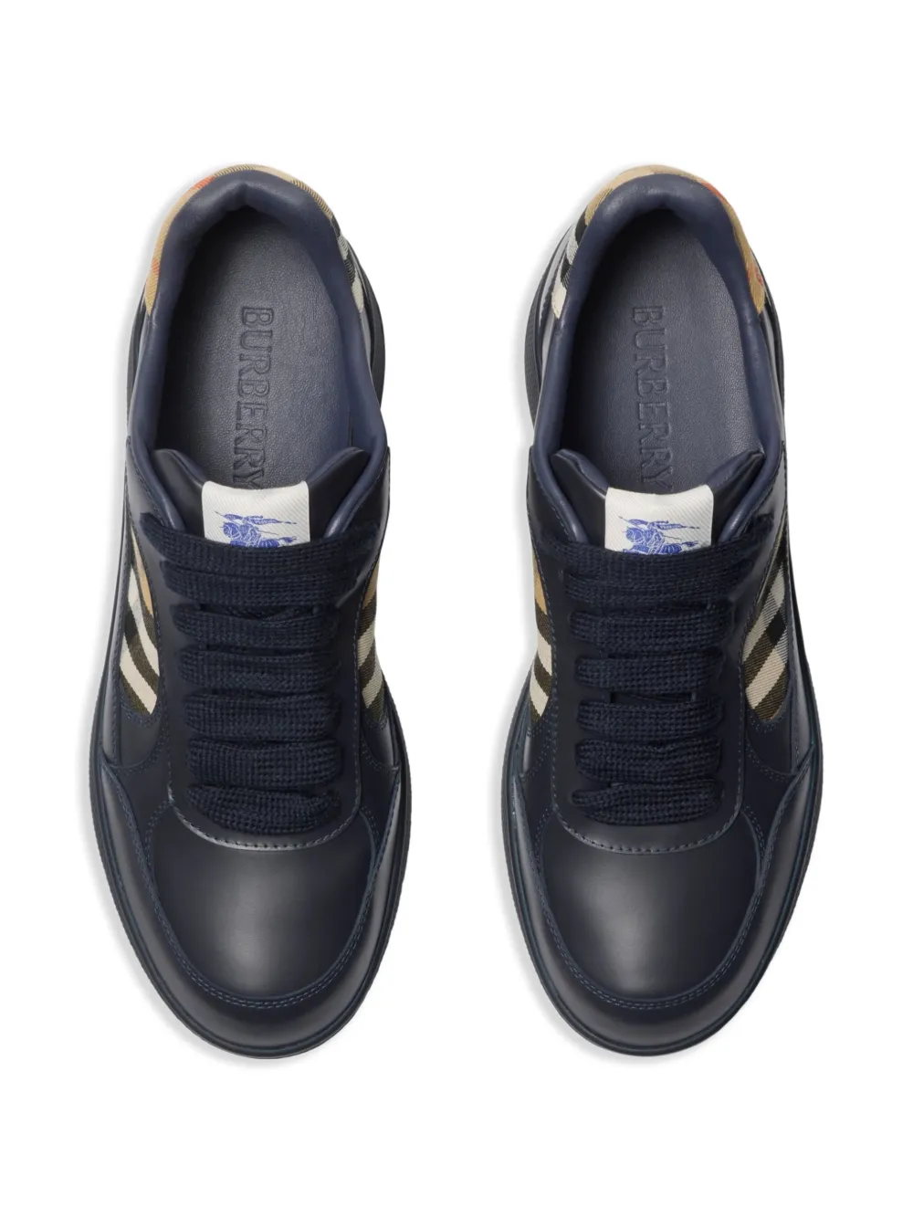 Burberry Sneakers met geruite vlakken Blauw