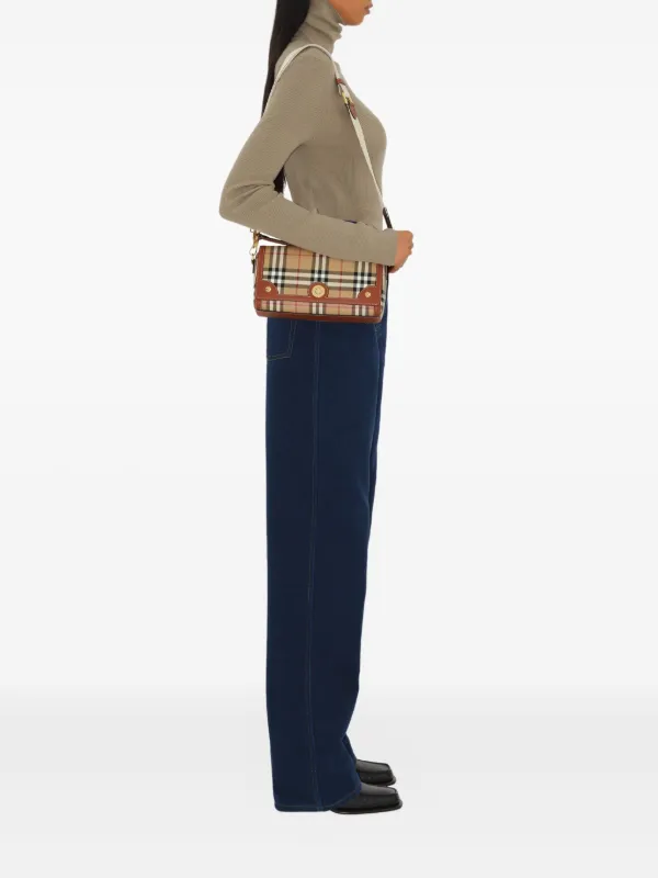 Burberry Top Handle Note Bag | Brown | FARFETCH