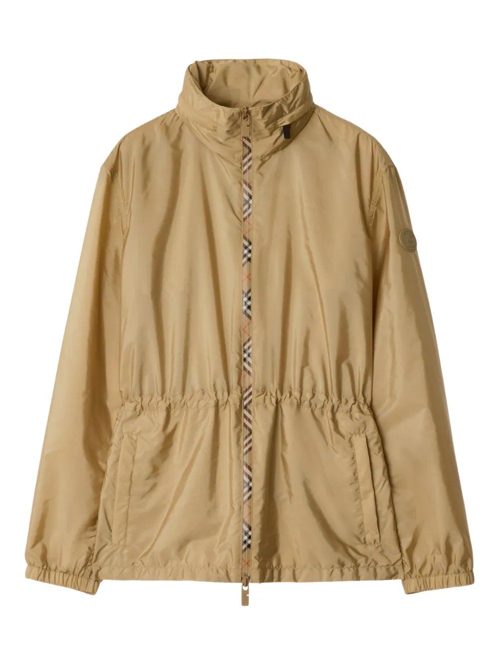 Burberry Parka met logopatch Beige