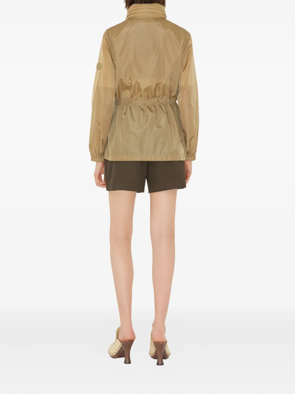 Burberry Parka met logopatch Beige