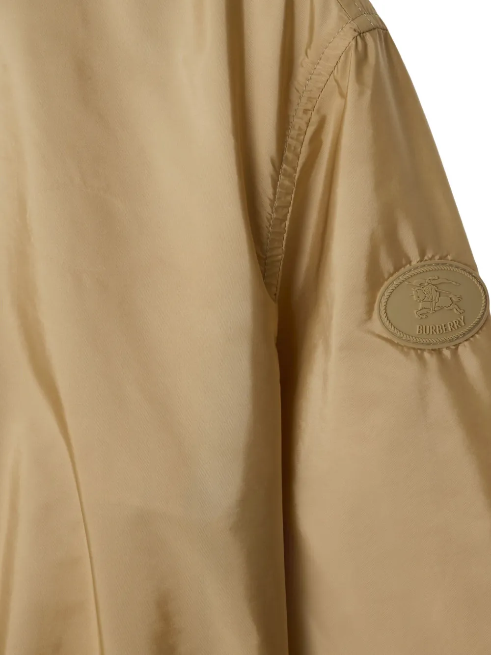 Burberry Parka met logopatch Beige