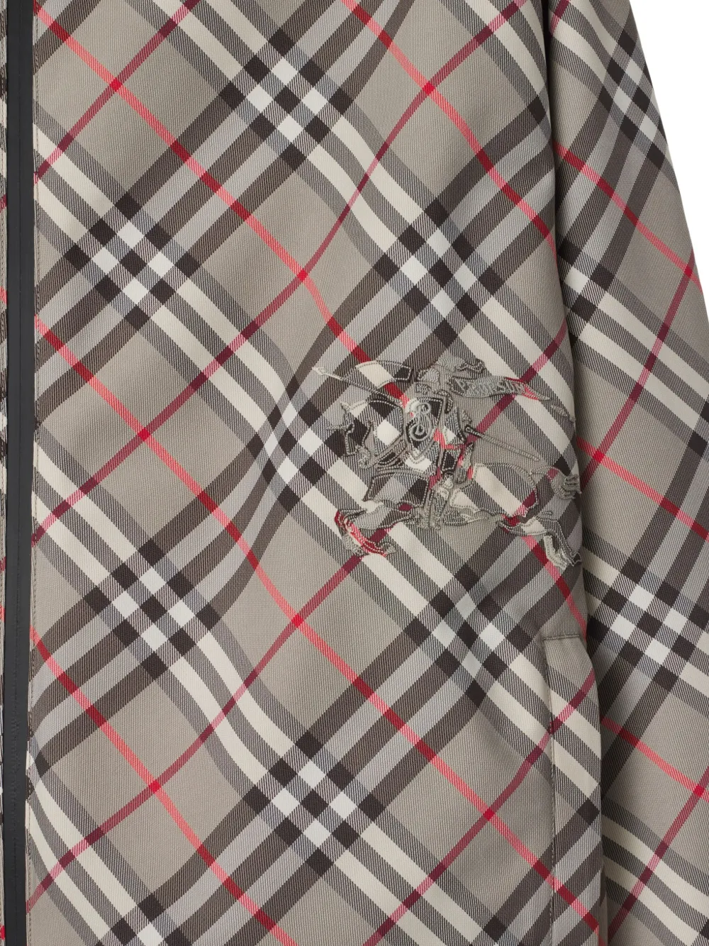 Burberry Omkeerbaar geruit jack Grijs