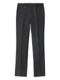 Burberry check-pattern trousers - Green