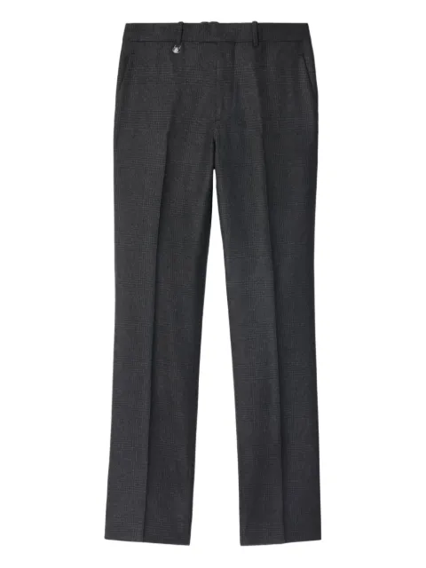 Burberry pantalones con cuadros estampados