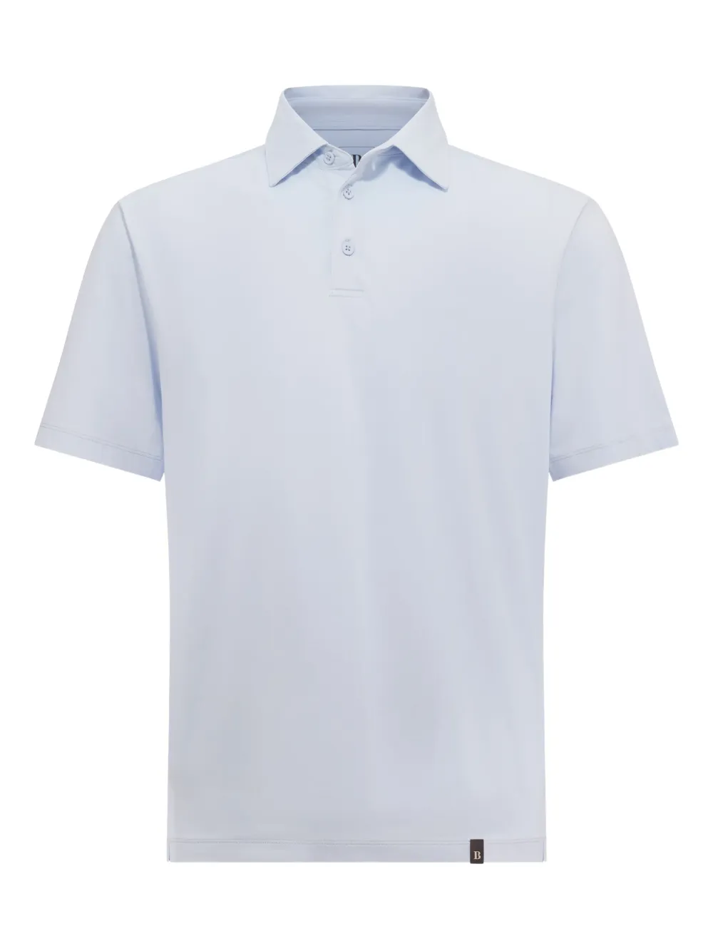 Boggi Milano Polo Shirt In Stretch Supima Cotton - ブルー Boggi Milano Polo Shirt In Stretch Supima Cotton - ブルー