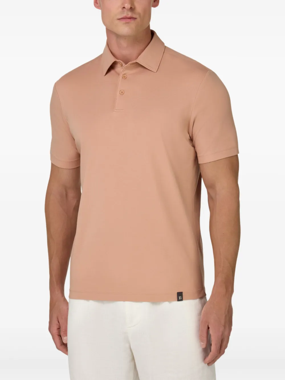 Boggi Milano Katoenen poloshirt Oranje