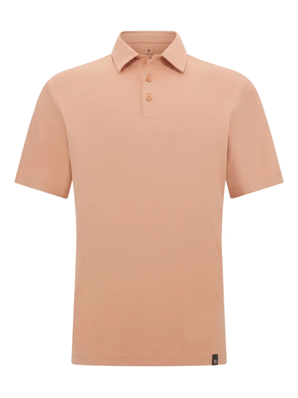 Boggi Milano Polo Shirt In Stretch Supima Cotton - オレンジ Boggi Milano Polo Shirt In Stretch Supima Cotton - オレンジ