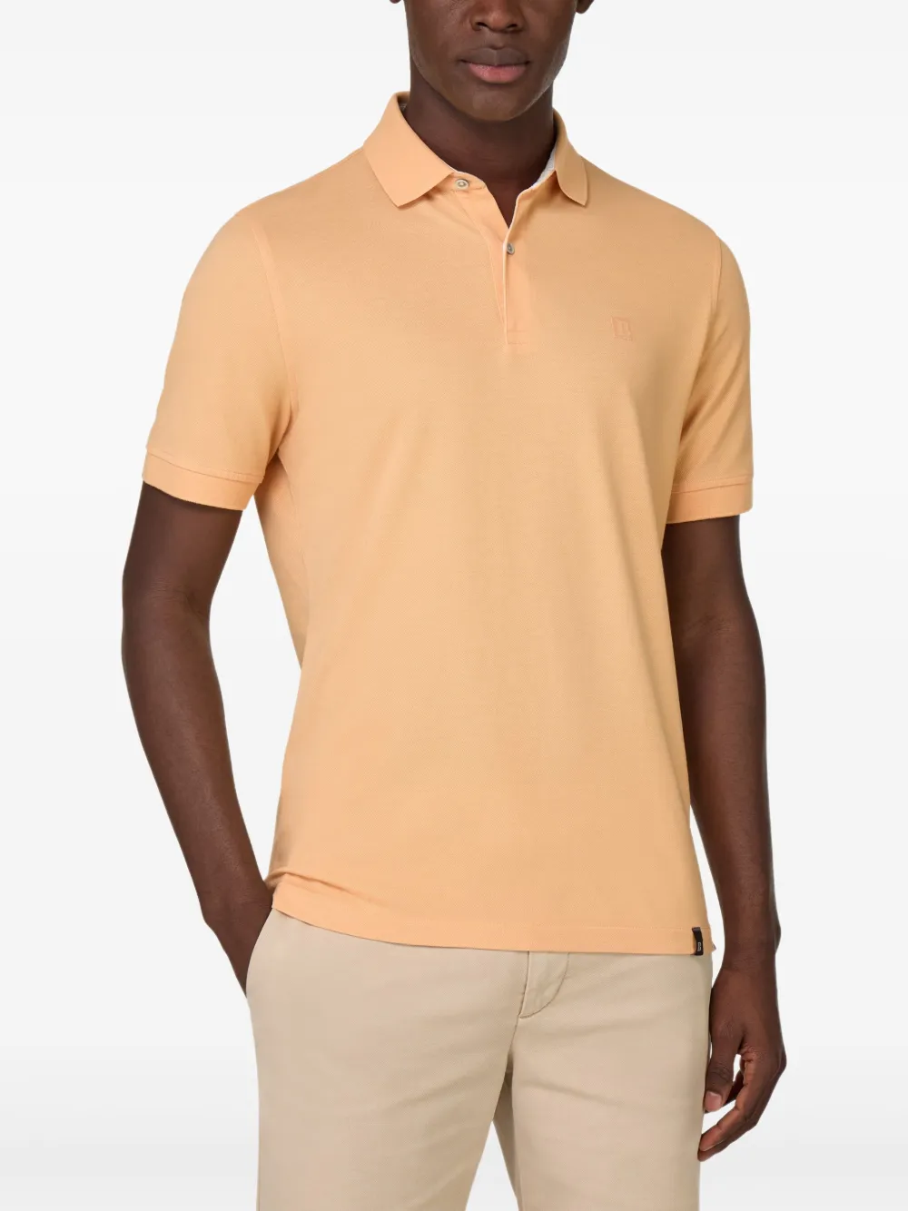 Boggi Milano Katoenen poloshirt Oranje