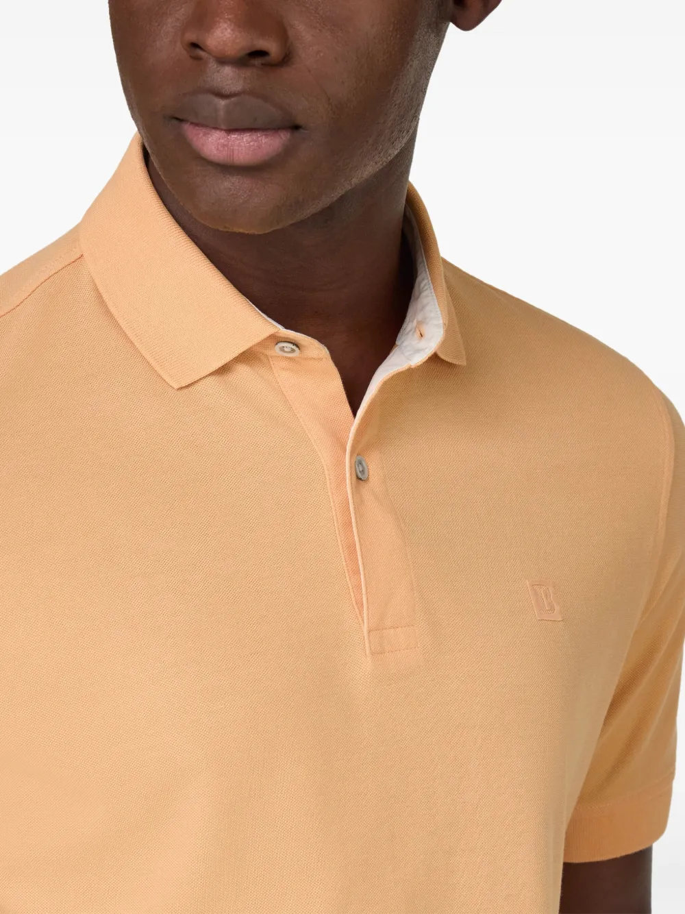 Boggi Milano Katoenen poloshirt Oranje