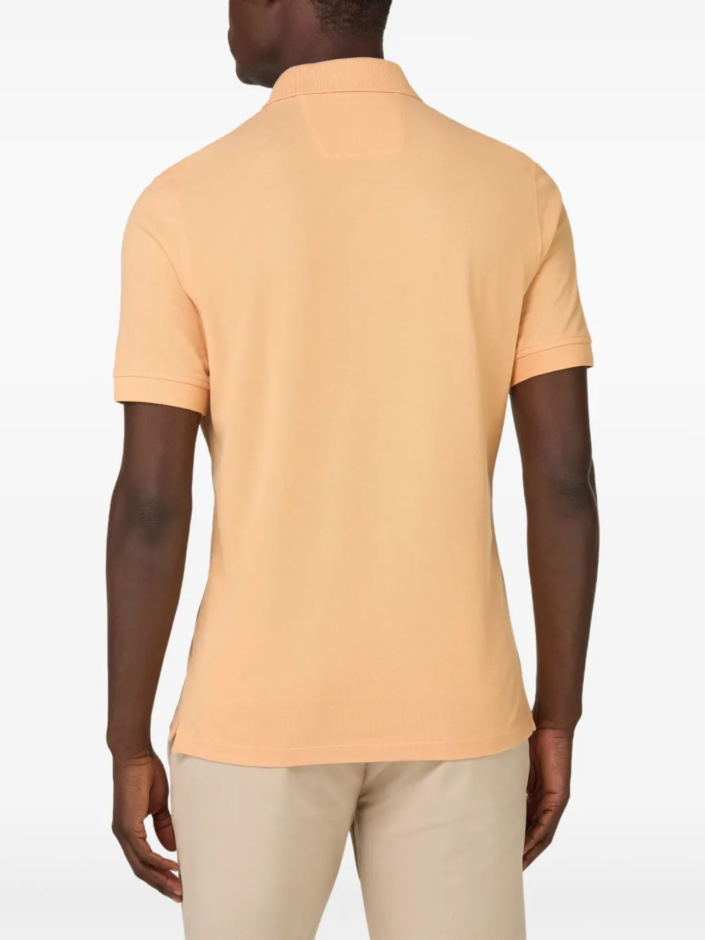 Boggi Milano Katoenen poloshirt Oranje