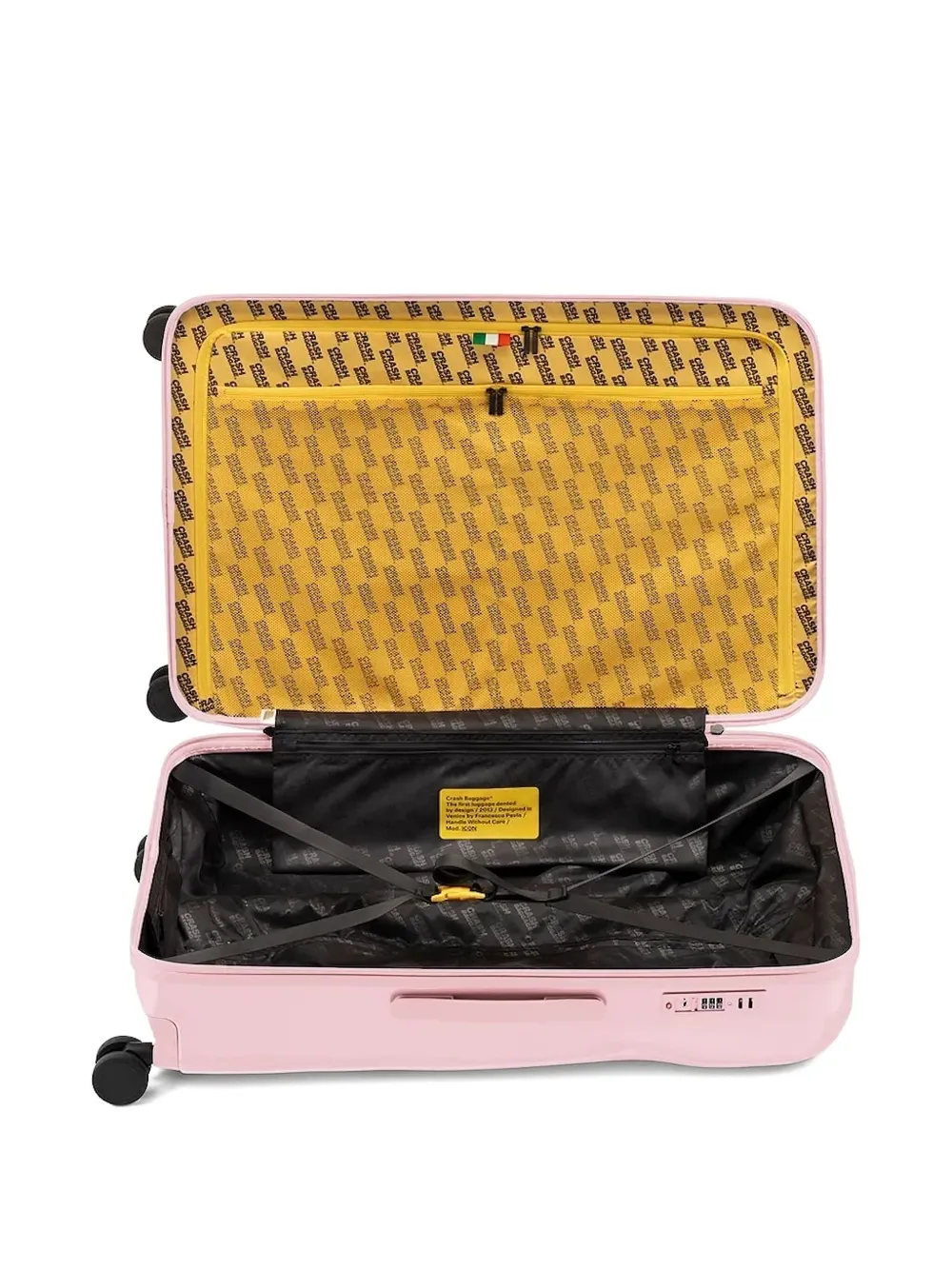Crash Baggage Reistas met textuur Roze