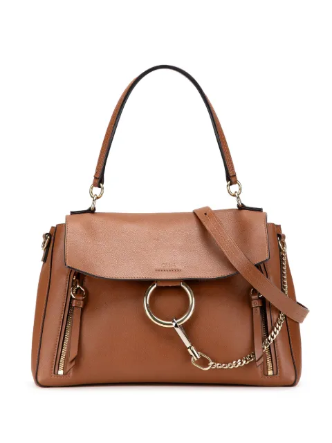 Chloé Pre-Owned bolsa satchel Faye Day mediana de piel 2018