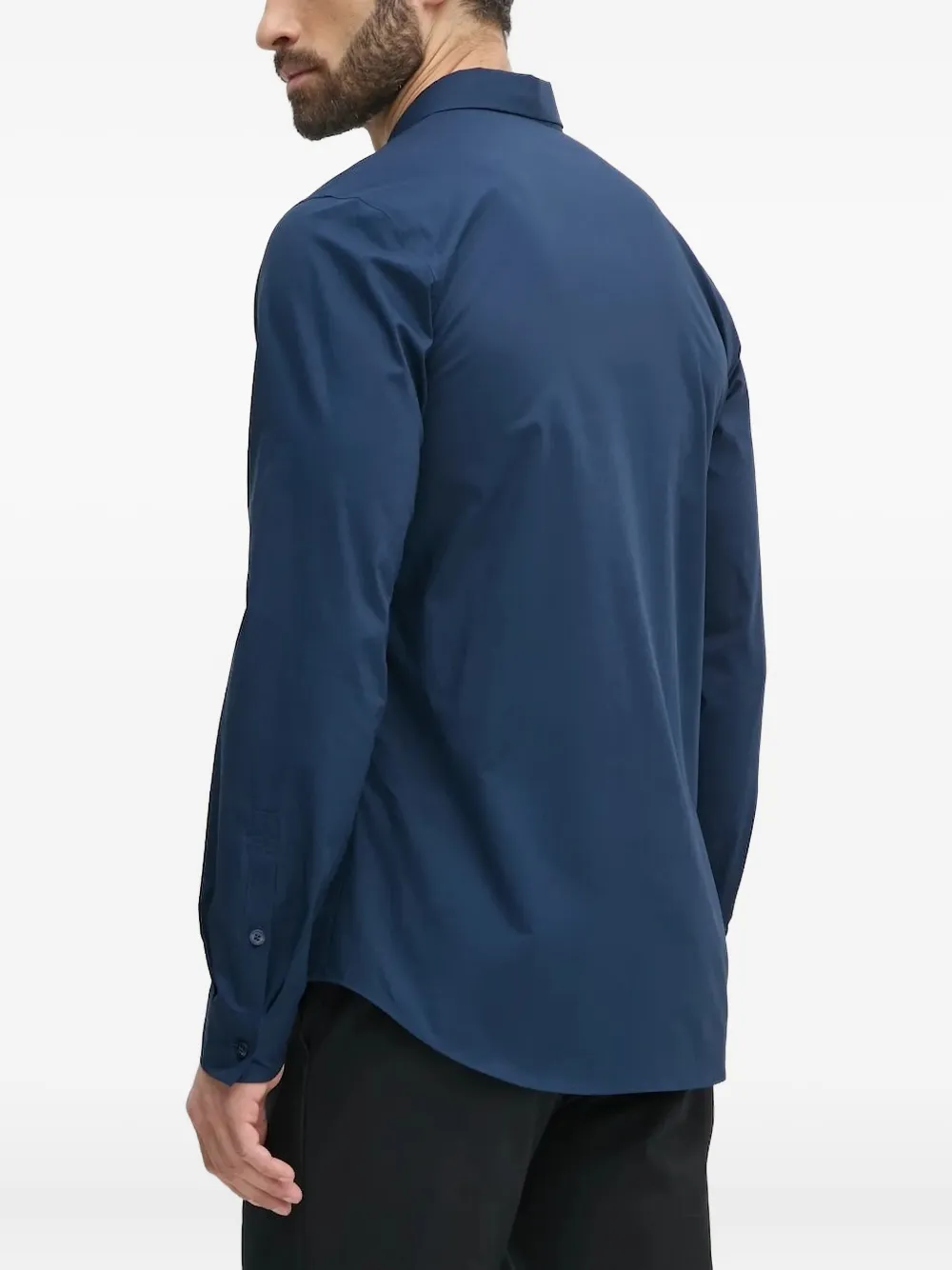 Versace Jeans Couture logo-embroidered long-sleeve shirt | Image 2