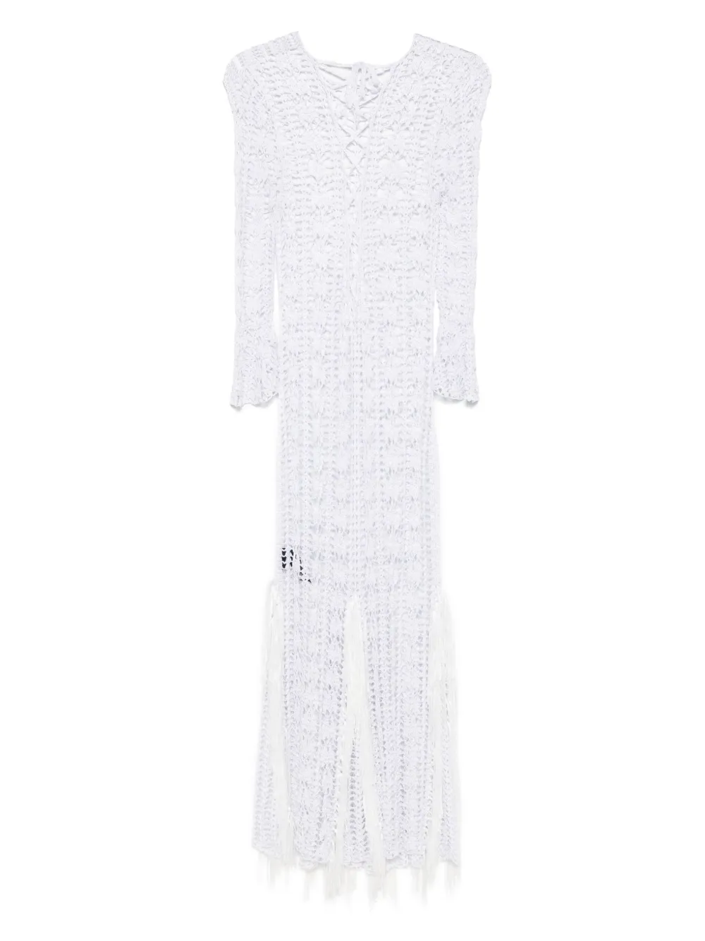 Leslie Amon Boticelli maxi dress - Weiß