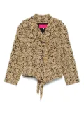 Christian Lacroix Pre-Owned 1980s jacquard-pattern jacket - Black