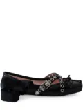 Pretty Ballerinas leather ballerina shoes - Black