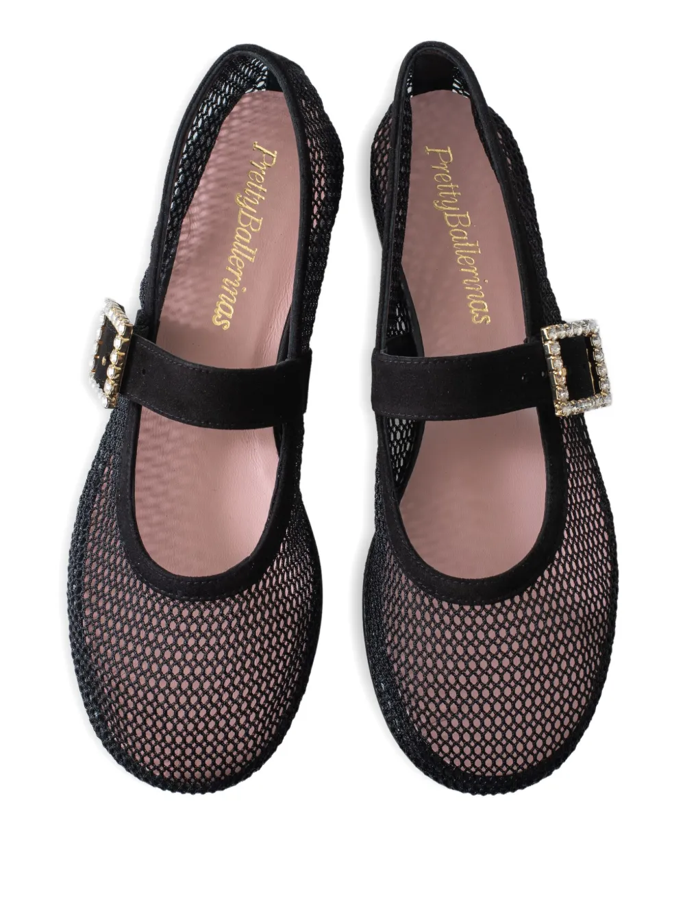 Pretty Ballerinas Georgia ballerina shoes Black