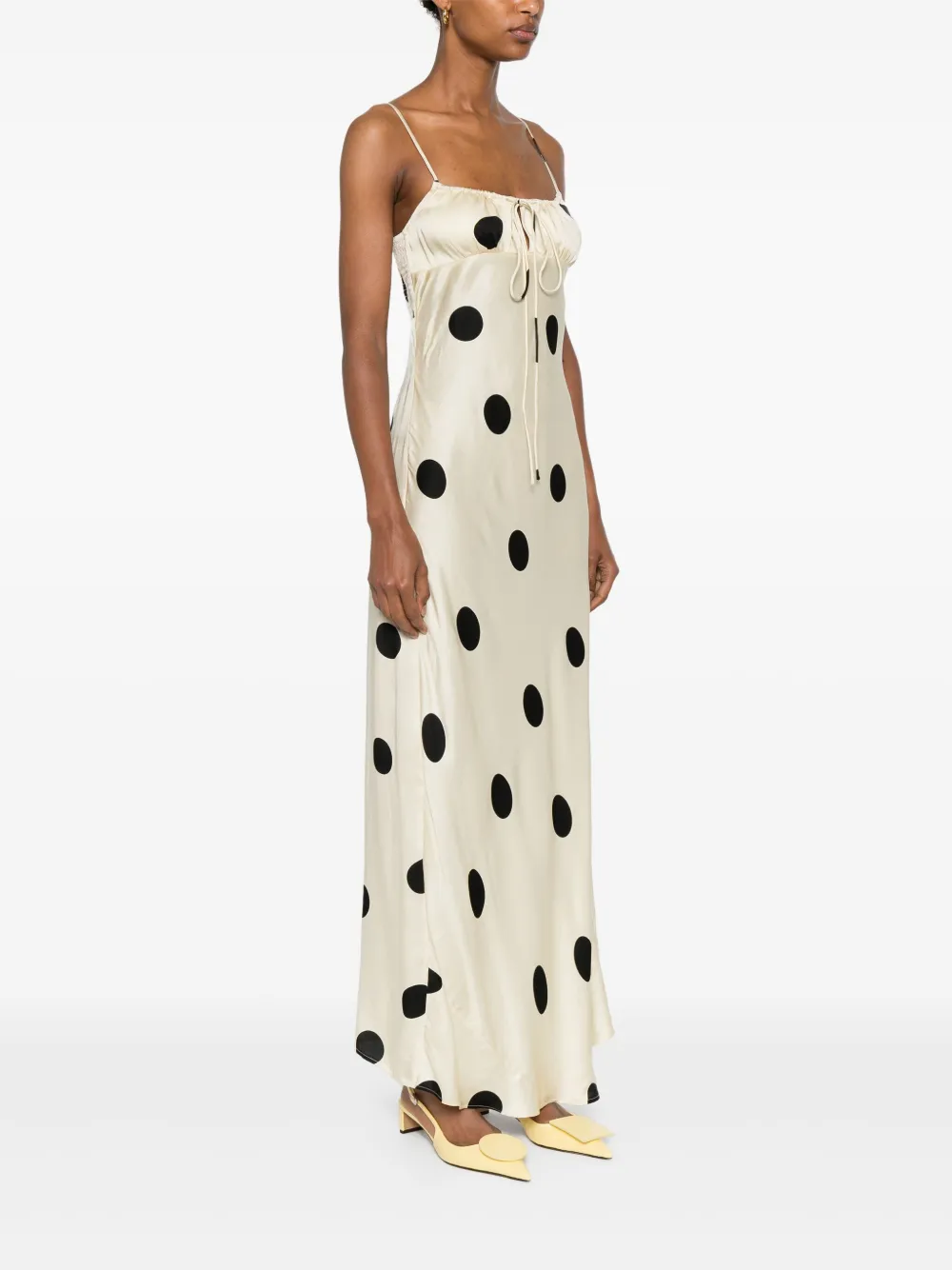 Leslie Amon polka-dot slip maxi dress | Dresses | Image 3