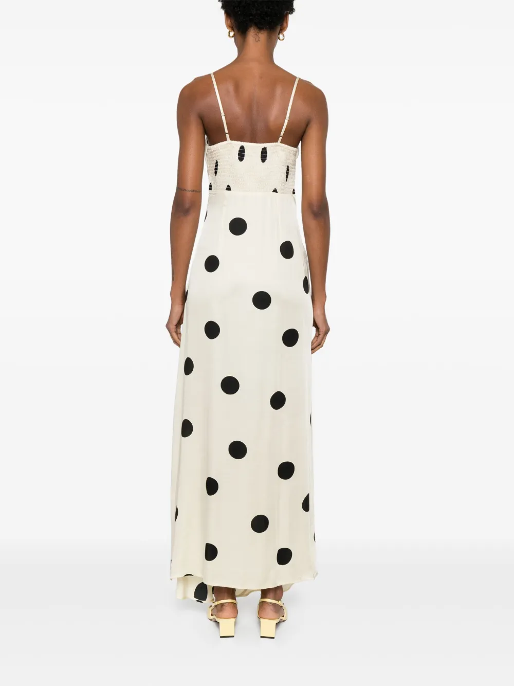 Leslie Amon polka-dot slip maxi dress | Clothing | Image 4