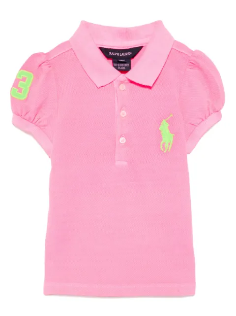 POLO RALPH LAUREN KIDS vestido manga corta