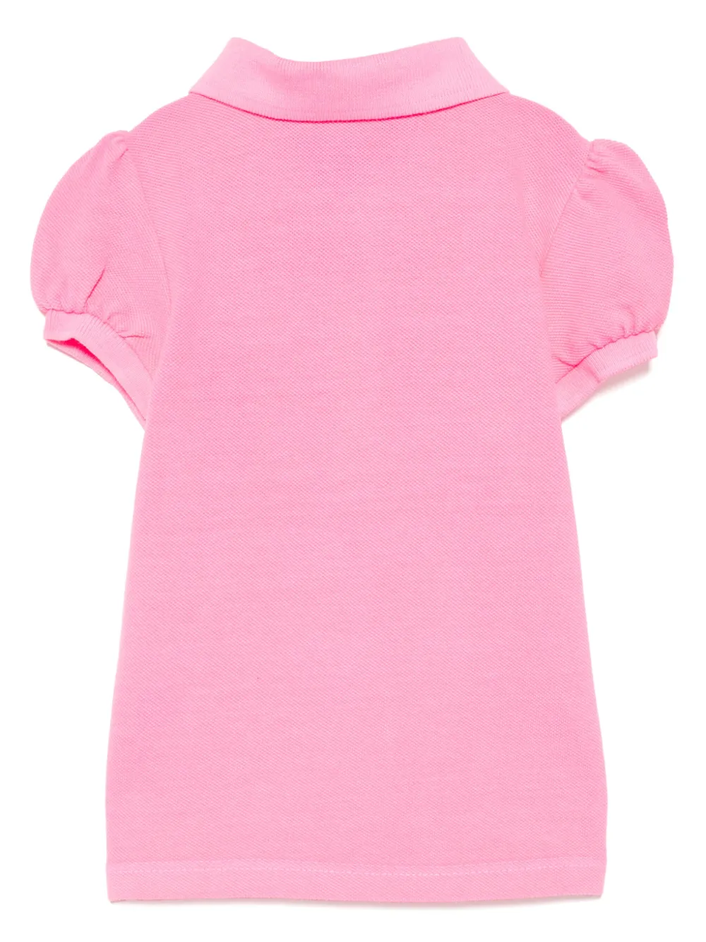POLO RALPH LAUREN KIDS Katoenen jurk met korte mouwen - Roze