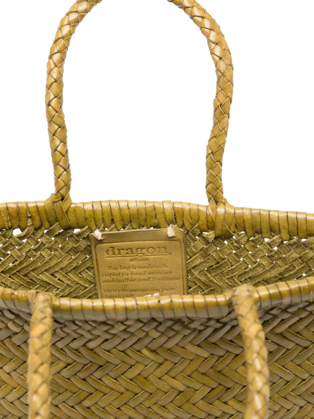 DRAGON DIFFUSION Flat Gora kleine shopper Groen