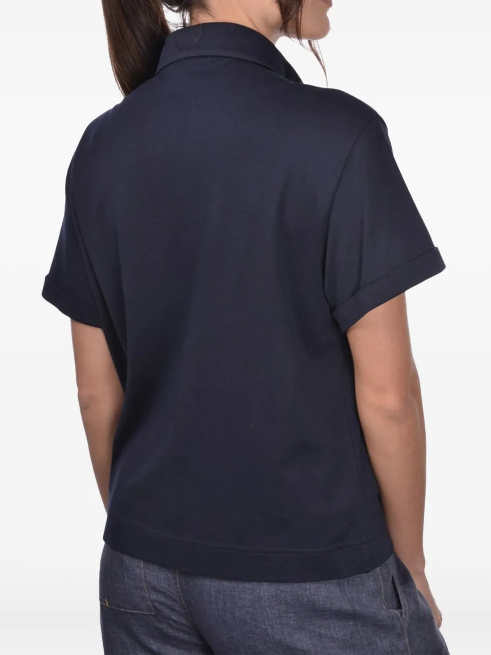Gran Sasso Poloshirt met knopenbies - Blauw