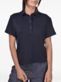 Gran Sasso button-placket polo shirt - Blue