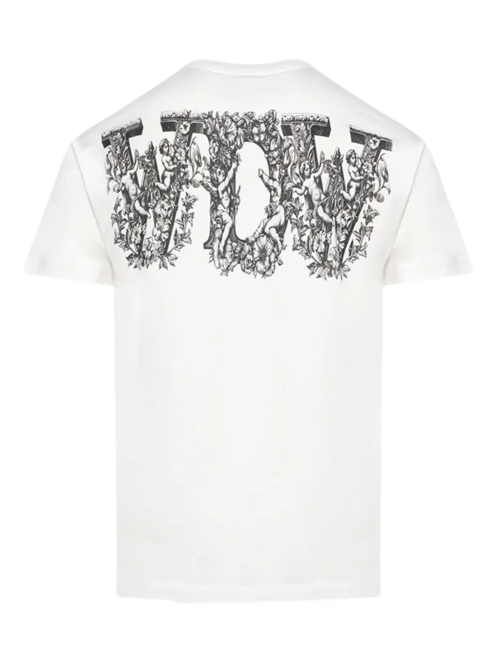 Who Decides War T-shirt met print - Wit