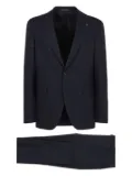 Tagliatore wool single-breasted suit - Blue