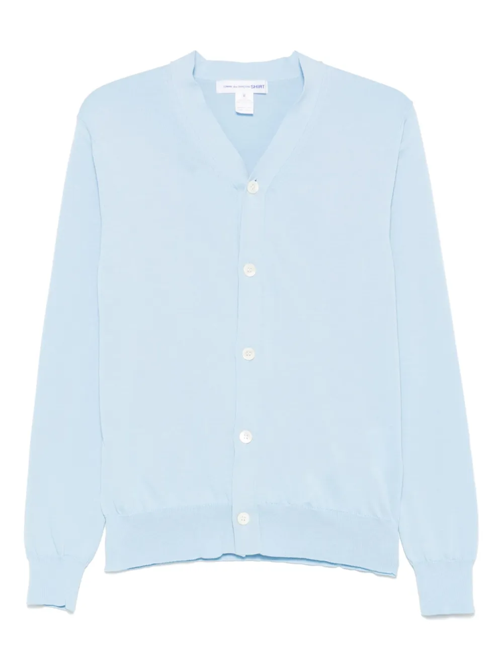 Comme Des Garçons Shirt Vest met V-hals Blauw