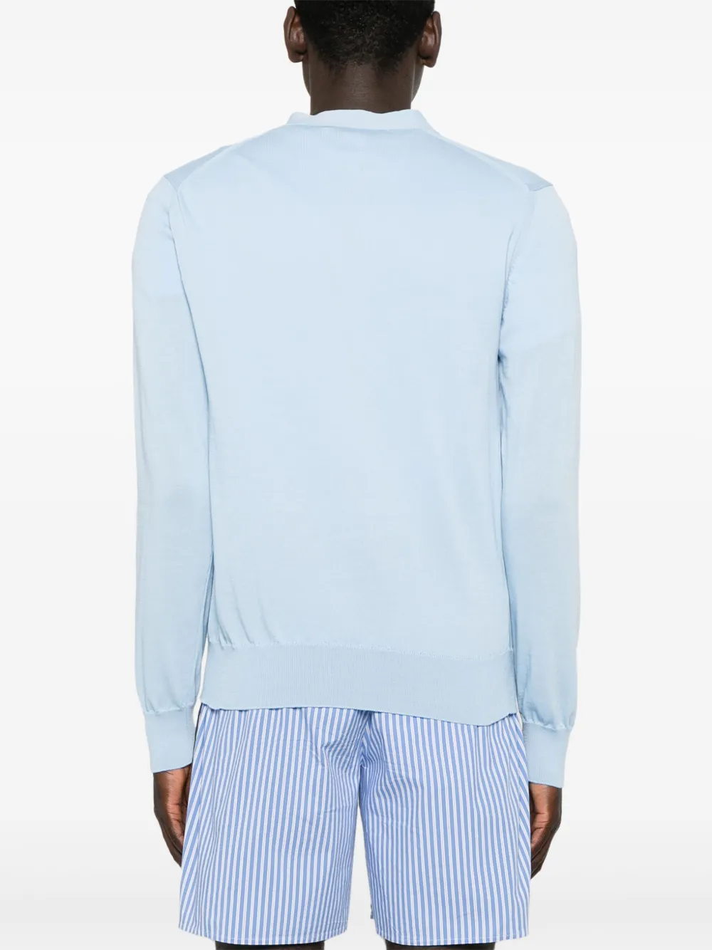 Comme Des Garçons Shirt Vest met V-hals Blauw