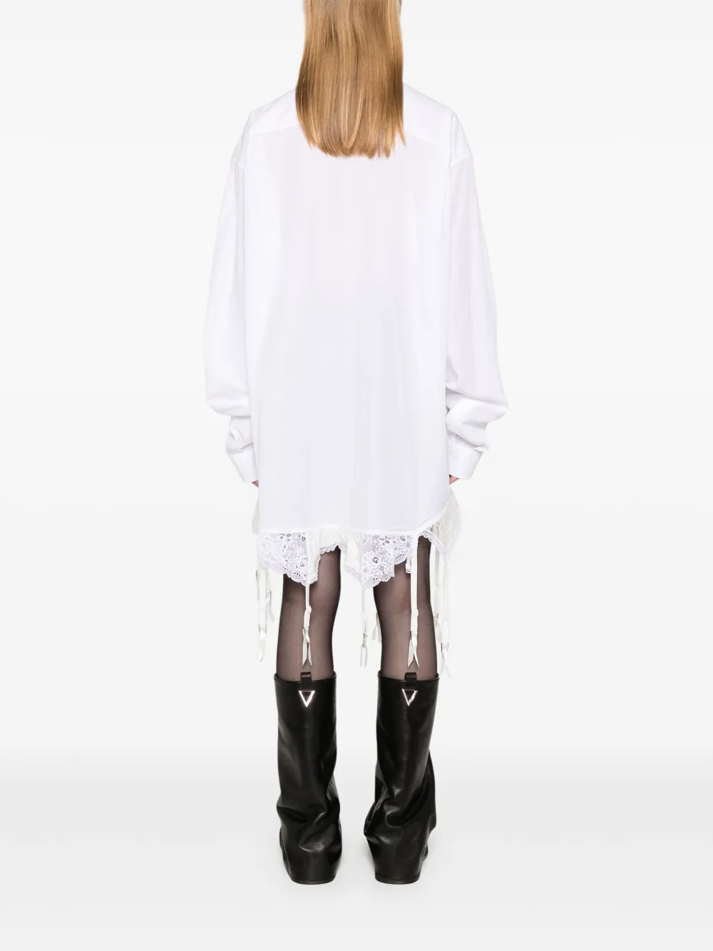 Balenciaga Blouse met kant Wit