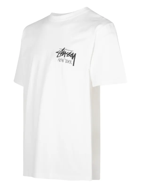 Stüssy Basic T-shirt | White | FARFETCH