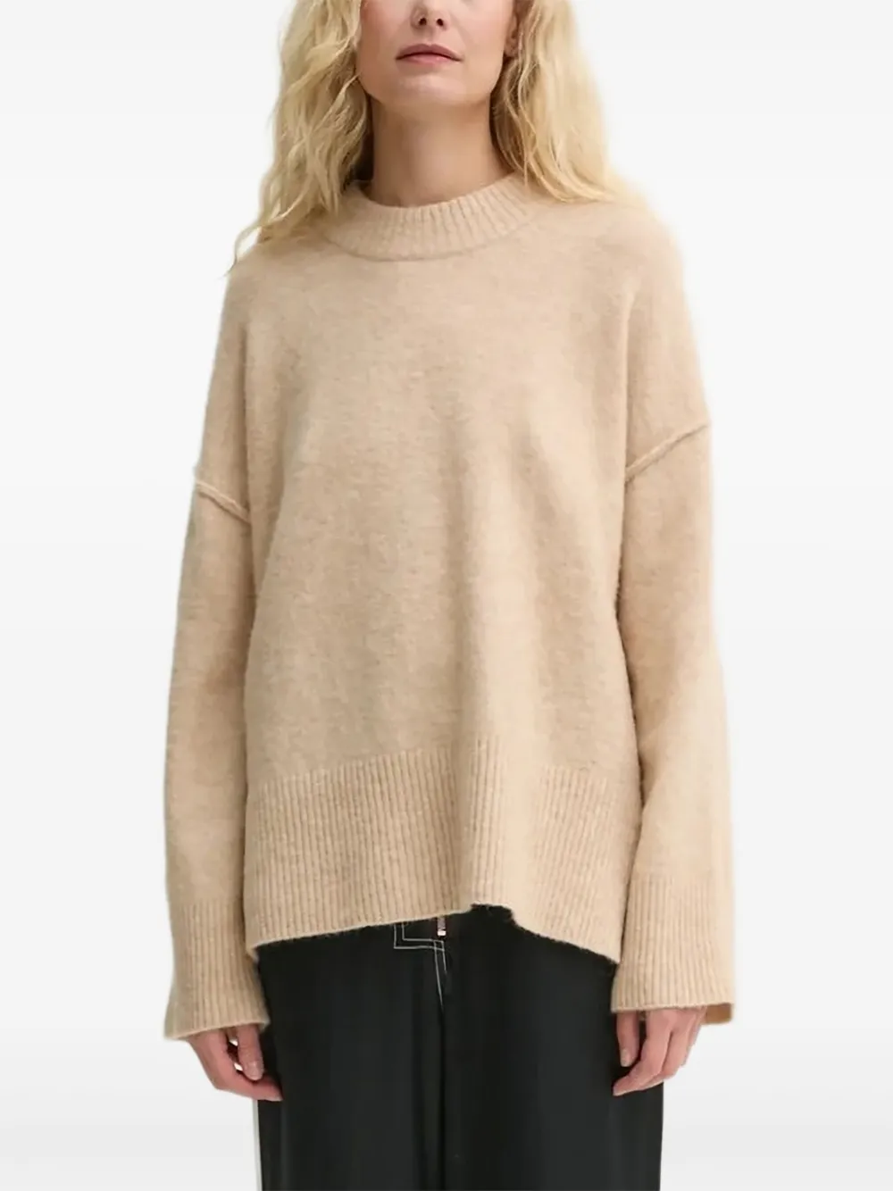 Day Birger Et Mikkelsen seam-details sweater | Brown | Image 1