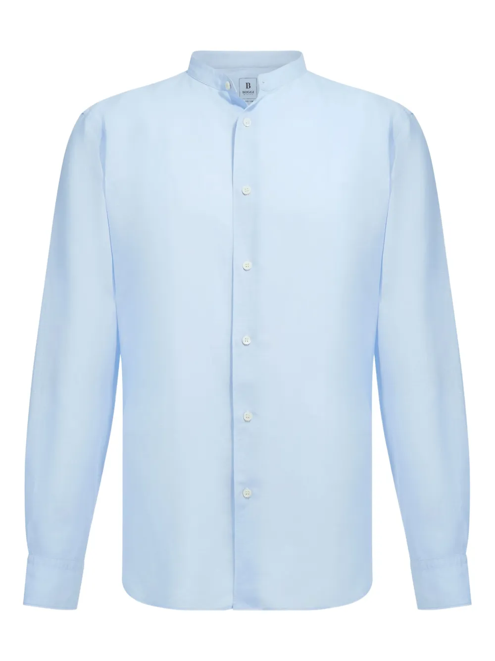 Boggi Milano band-collar shirt | Blue | Image 1