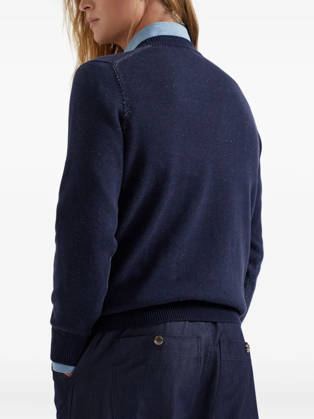 Brunello Cucinelli Vanisé trui Blauw