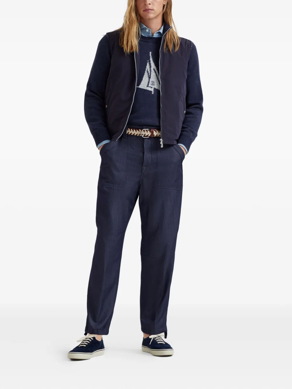 Brunello Cucinelli Vanisé sweater - Blauw