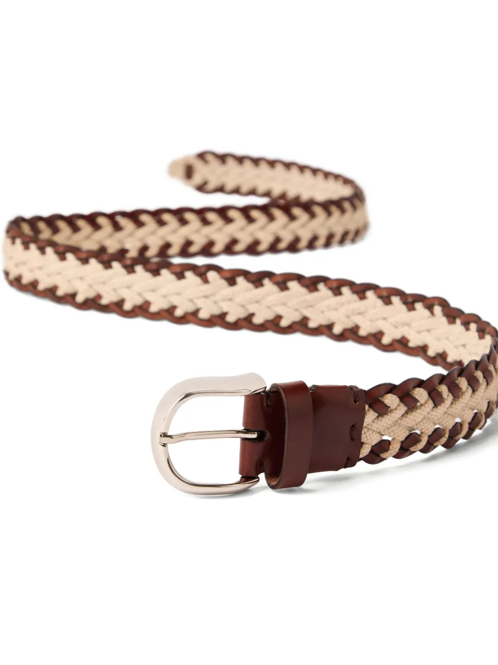Brunello Cucinelli braided belt - Beige