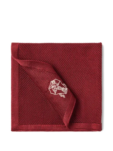 Brunello Cucinelli knit pocket square