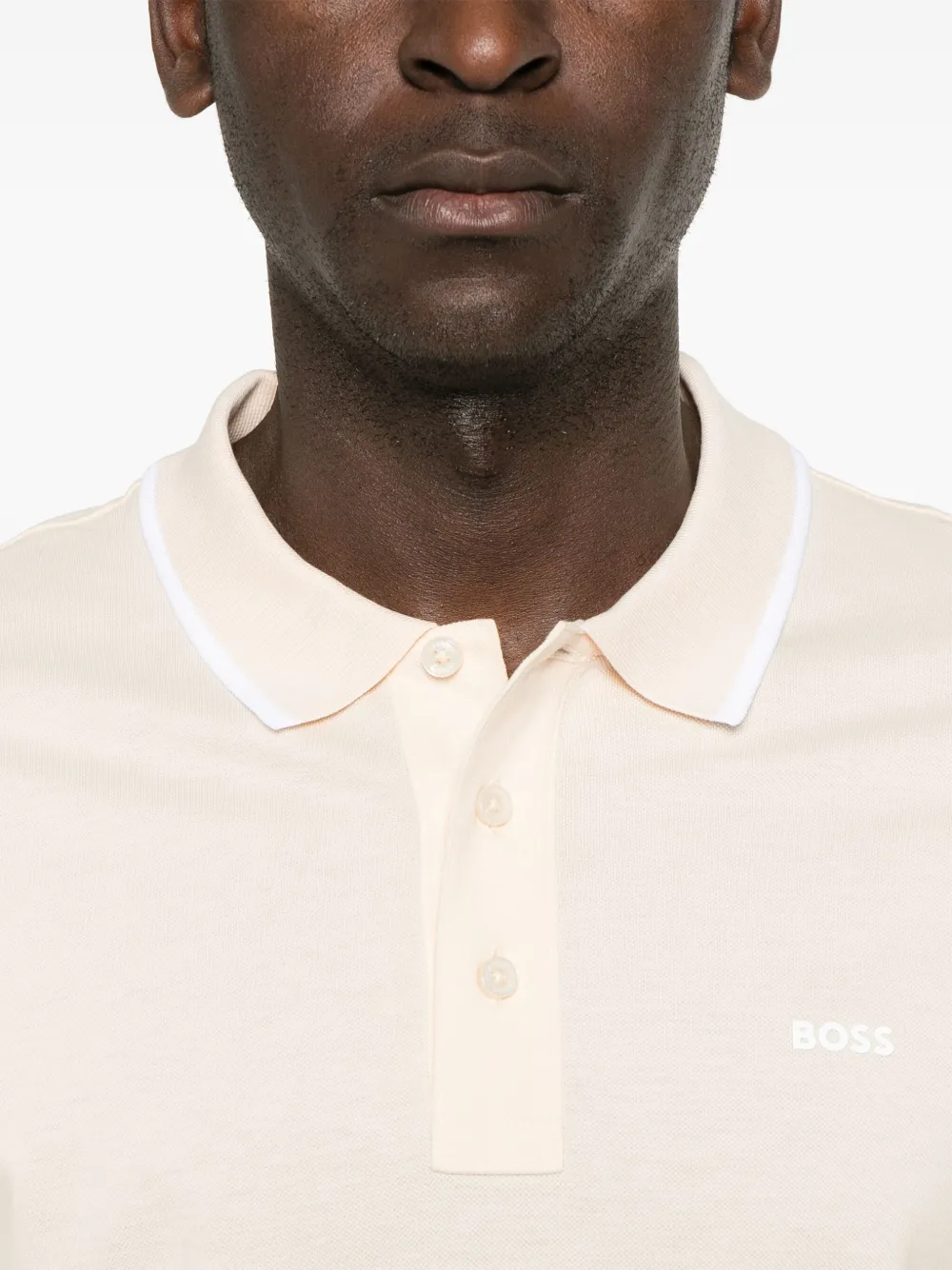 BOSS Paddy poloshirt Oranje