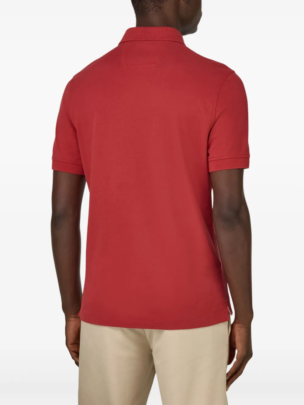 Boggi Milano Katoenen poloshirt Rood