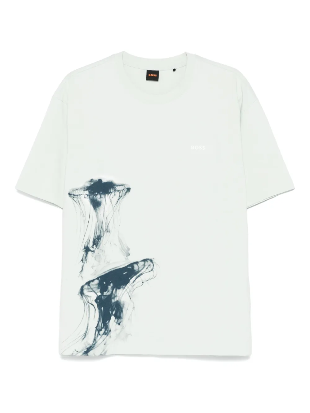 BOSS playera con estampado gráfico | verde | Image 1